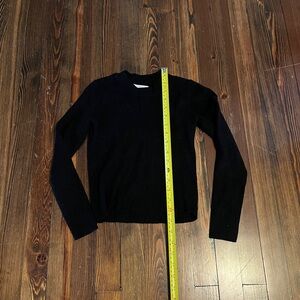 Zara Classic Black Knit Top